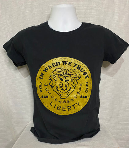 T-Shirt/In Weed We Trust Coin
