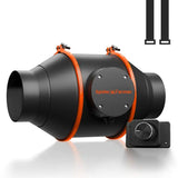 Spider Farmer® 4″ Inch Inline Fan with Speed Controller