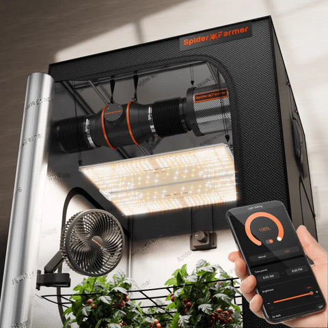 Spider-Farmer Complete Grow Tent Kit (SF-4000 301H EVO with Speed Controller 4' x 4' x 6.5')