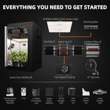 Spider-Farmer Complete Grow Tent Kit (SF-4000 301H EVO with Speed Controller 4' x 4' x 6.5')