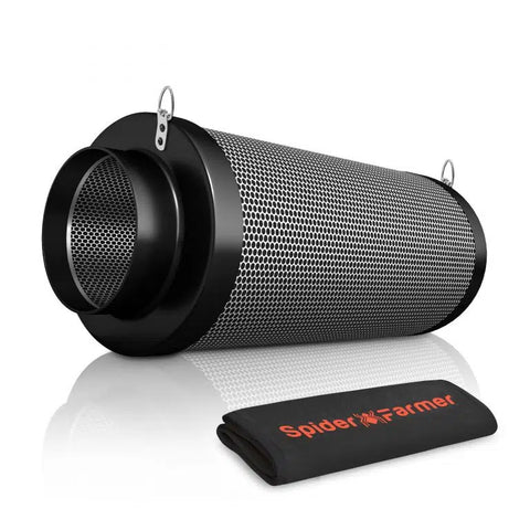 Spider Farmer 6 Inch Air Carbon Filter Odor Control for Inline Ducting Fan