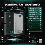 Mars-Hydro TSW 2000 - Complete Grow Kit (48"x48"x80")